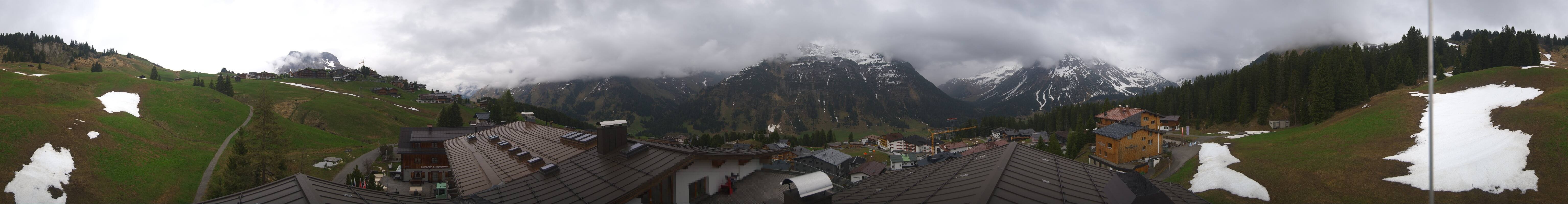 Archiv Foto Webcam Panorama Oberlech - Hotel Goldener Berg
