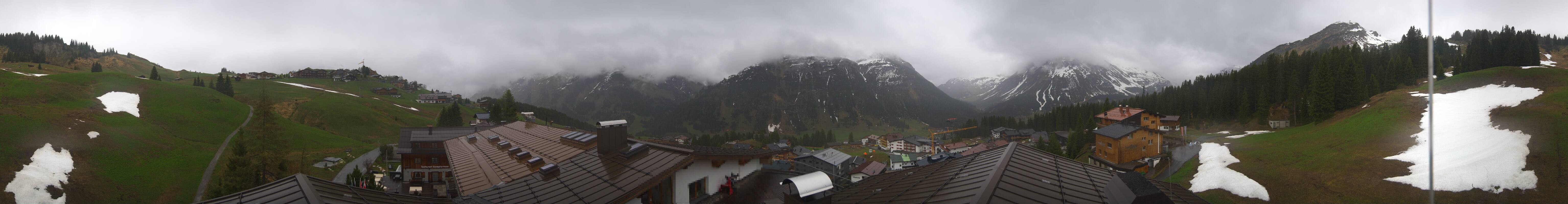 Archiv Foto Webcam Panorama Oberlech - Hotel Goldener Berg