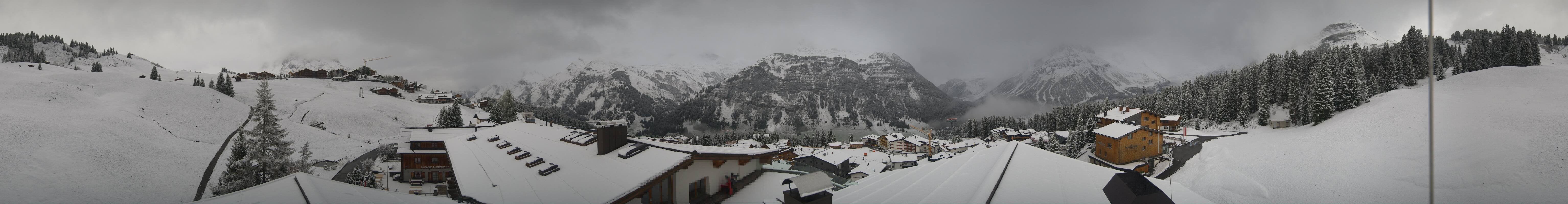 Archiv Foto Webcam Panorama Oberlech - Hotel Goldener Berg