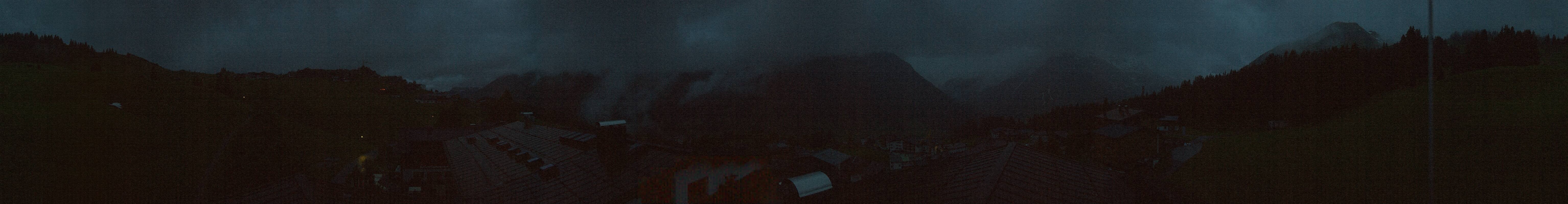 Archived image Webcam Panoramic view Oberlech from Hotel Goldener Berg
