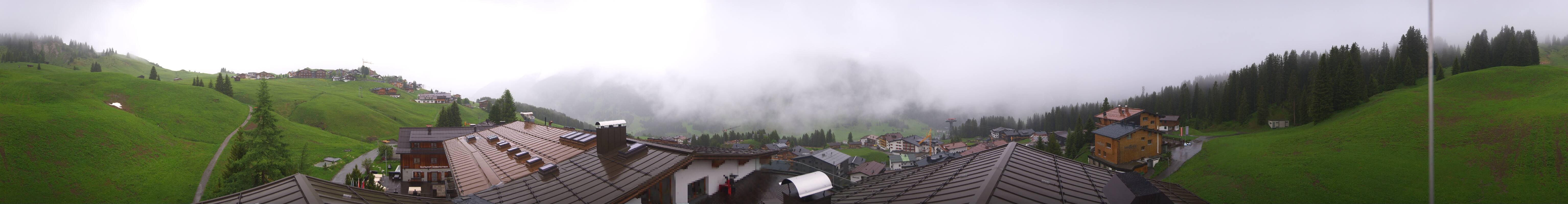 Archived image Webcam Panoramic view Oberlech from Hotel Goldener Berg
