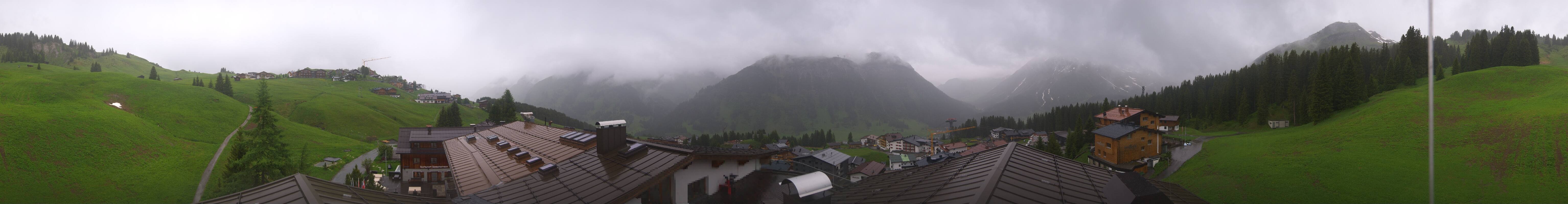 Archiv Foto Webcam Panorama Oberlech - Hotel Goldener Berg