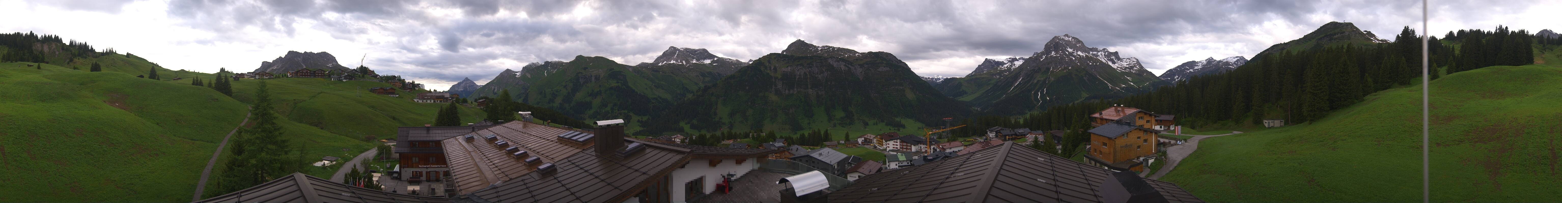 Archiv Foto Webcam Panorama Oberlech - Hotel Goldener Berg