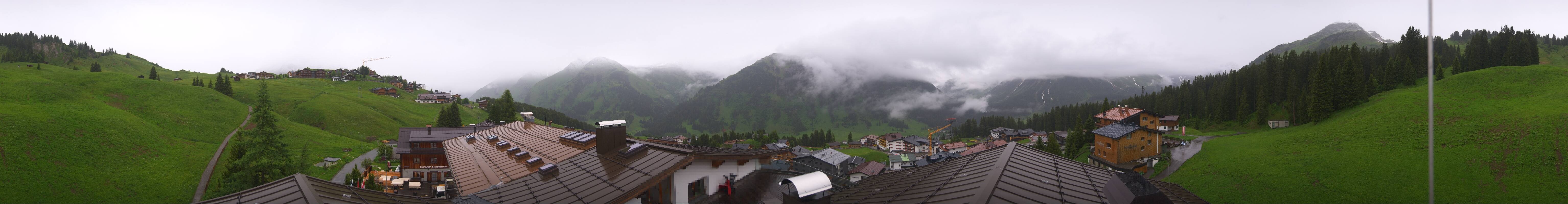 Archiv Foto Webcam Panorama Oberlech - Hotel Goldener Berg