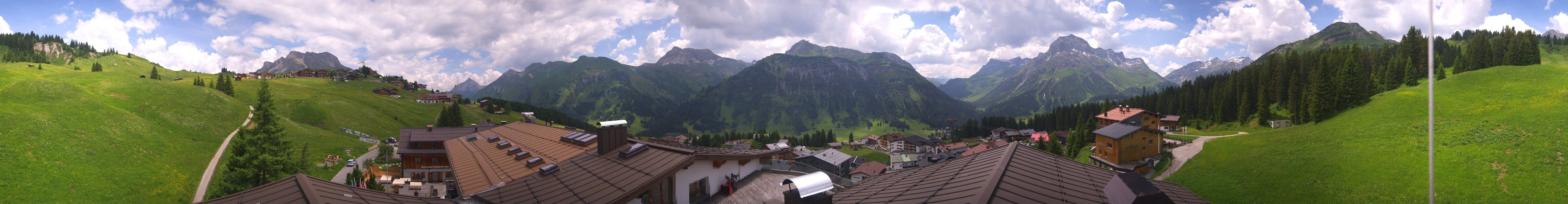 Archiv Foto Webcam Panorama Oberlech - Hotel Goldener Berg