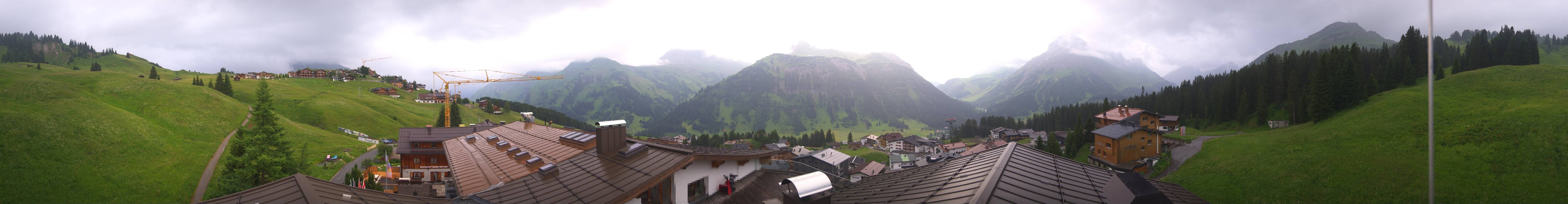 Archiv Foto Webcam Panorama Oberlech - Hotel Goldener Berg