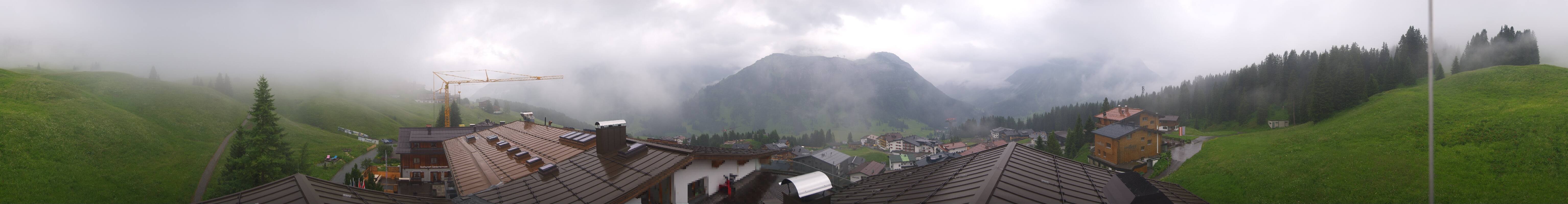 Archiv Foto Webcam Panorama Oberlech - Hotel Goldener Berg
