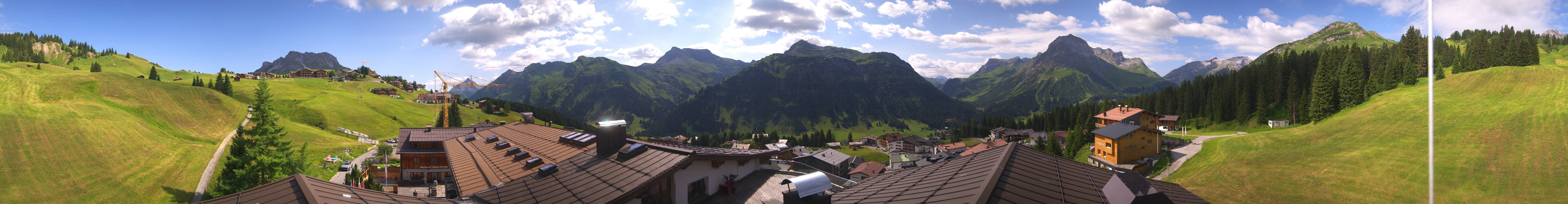 Archiv Foto Webcam Panorama Oberlech - Hotel Goldener Berg