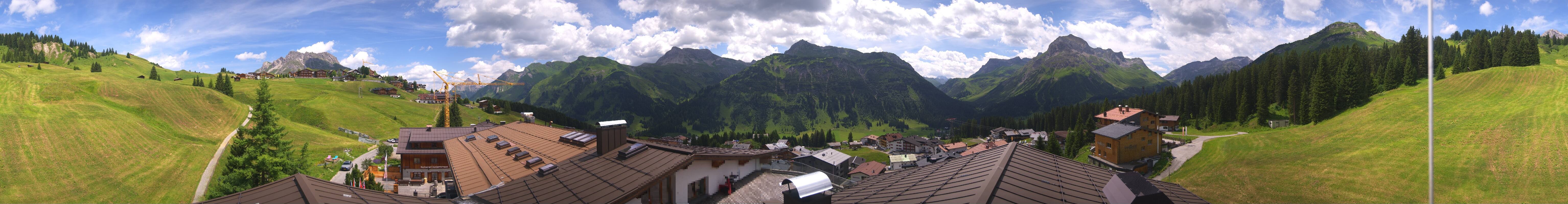 Archiv Foto Webcam Panorama Oberlech - Hotel Goldener Berg