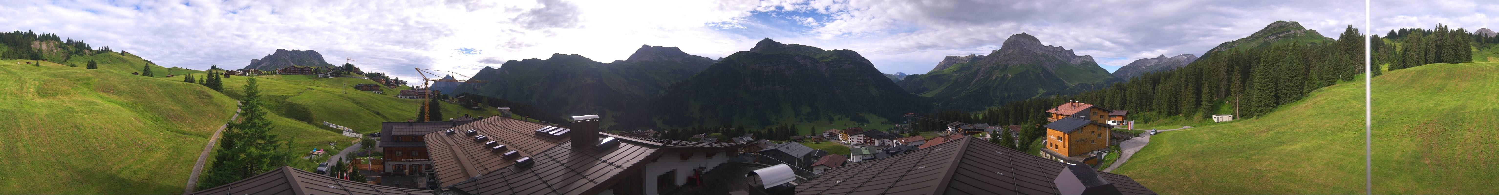 Archiv Foto Webcam Panorama Oberlech - Hotel Goldener Berg