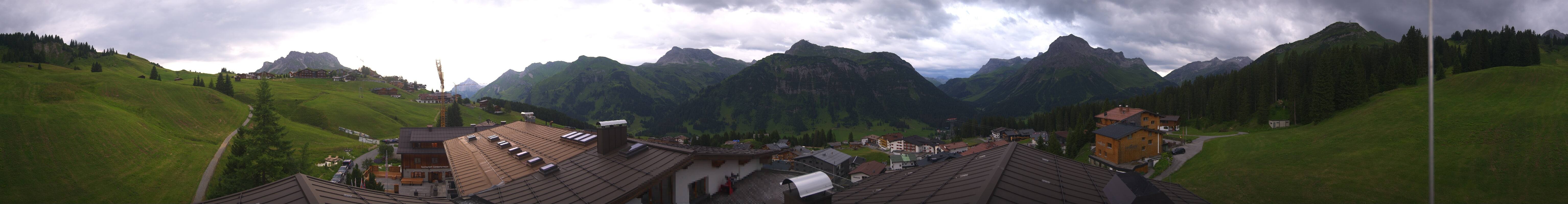 Archiv Foto Webcam Panorama Oberlech - Hotel Goldener Berg