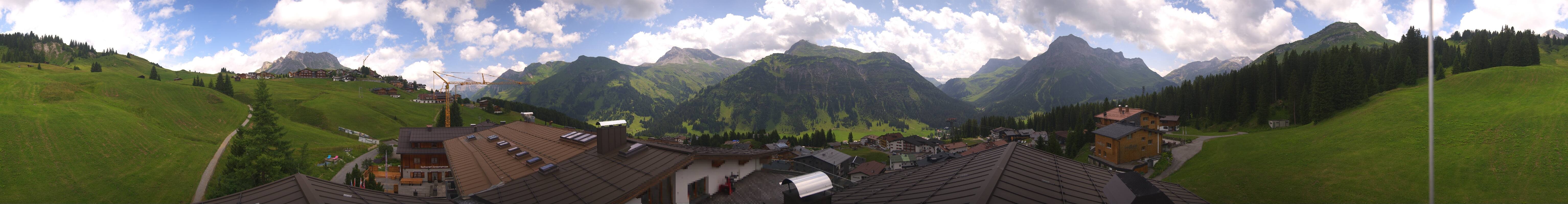 Archiv Foto Webcam Panorama Oberlech - Hotel Goldener Berg