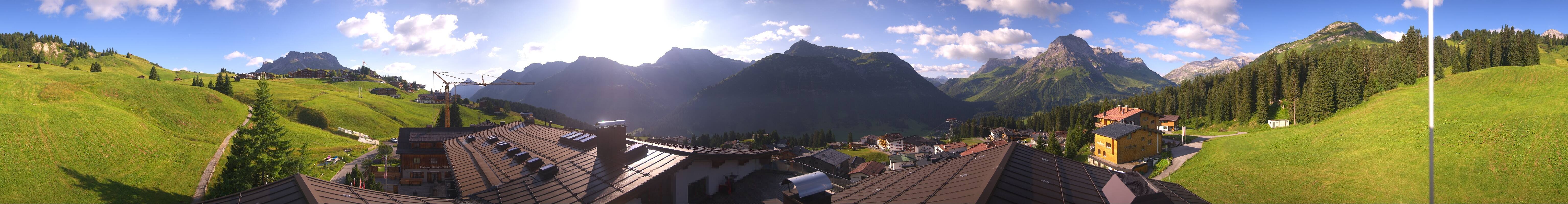 Archiv Foto Webcam Panorama Oberlech - Hotel Goldener Berg