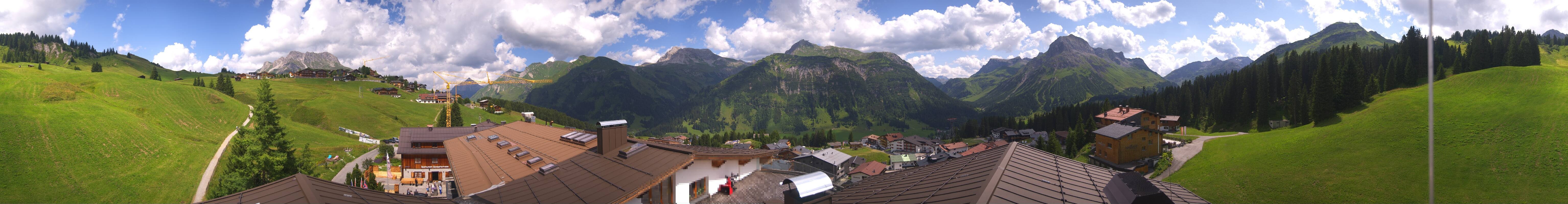 Archiv Foto Webcam Panorama Oberlech - Hotel Goldener Berg