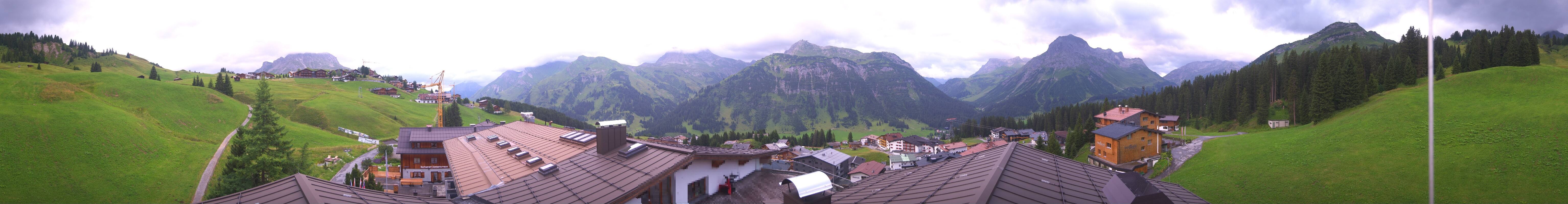 Archiv Foto Webcam Panorama Oberlech - Hotel Goldener Berg