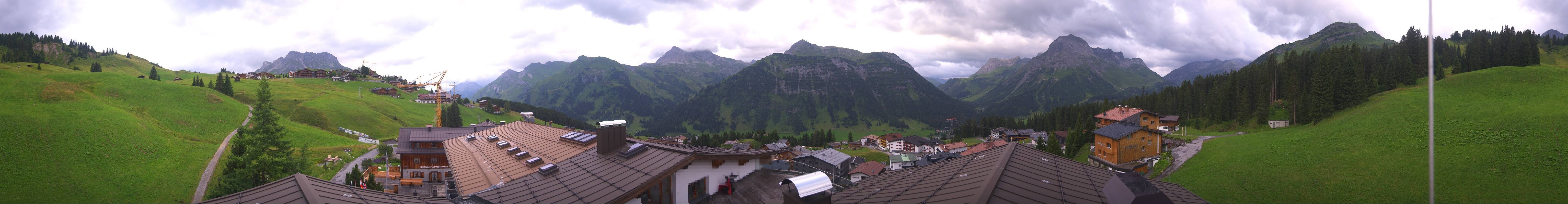 Archiv Foto Webcam Panorama Oberlech - Hotel Goldener Berg