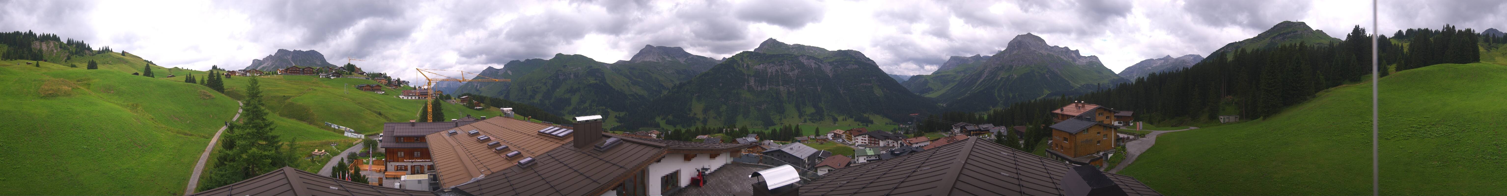 Archiv Foto Webcam Panorama Oberlech - Hotel Goldener Berg