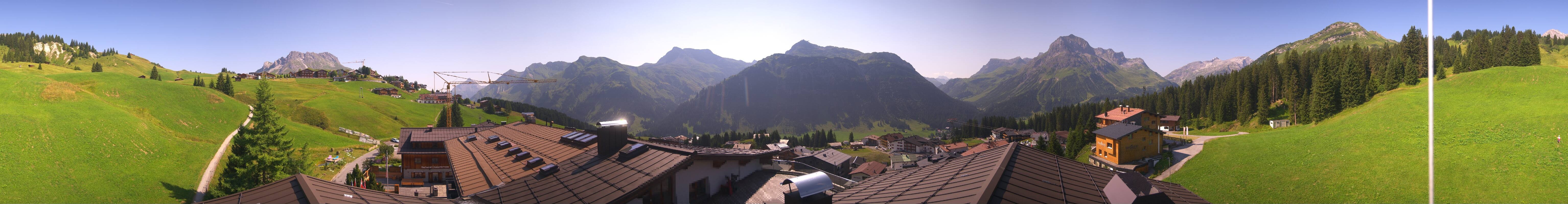 Archiv Foto Webcam Panorama Oberlech - Hotel Goldener Berg
