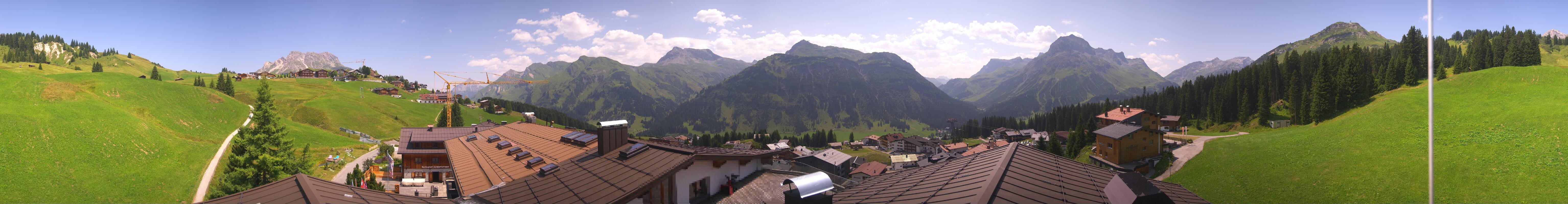 Archiv Foto Webcam Panorama Oberlech - Hotel Goldener Berg