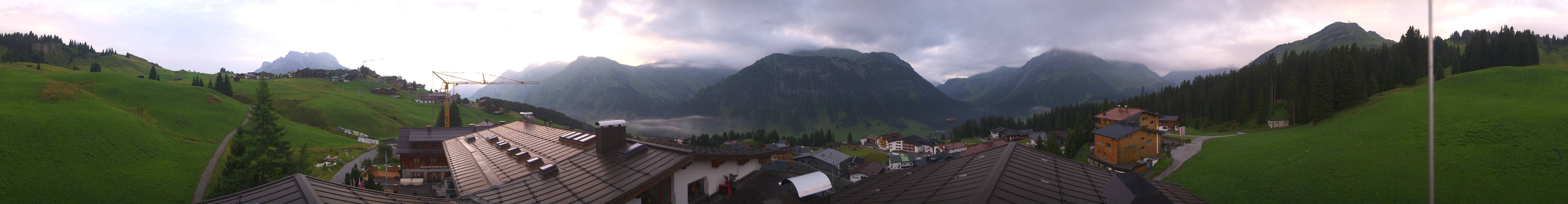Archiv Foto Webcam Panorama Oberlech - Hotel Goldener Berg