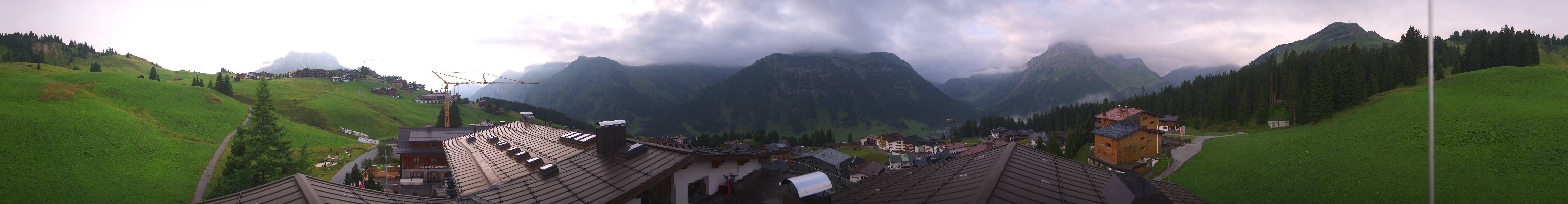 Archiv Foto Webcam Panorama Oberlech - Hotel Goldener Berg