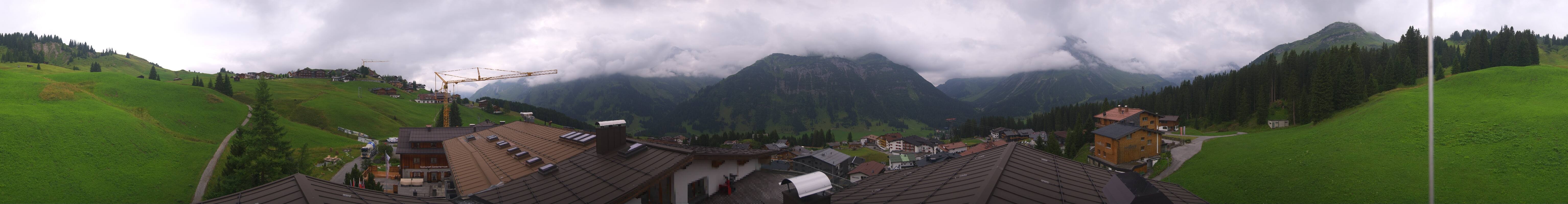 Archiv Foto Webcam Panorama Oberlech - Hotel Goldener Berg