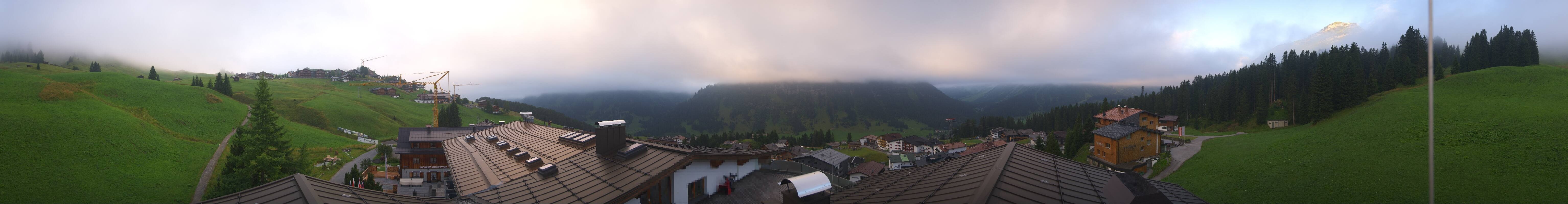 Archived image Webcam Panoramic view Oberlech from Hotel Goldener Berg