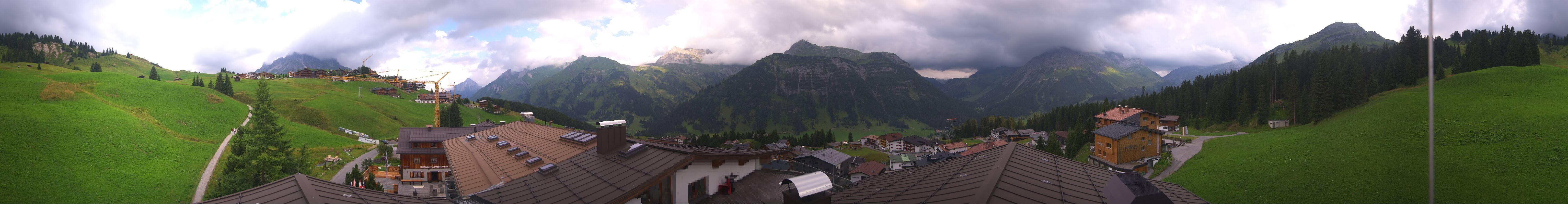 Archiv Foto Webcam Panorama Oberlech - Hotel Goldener Berg