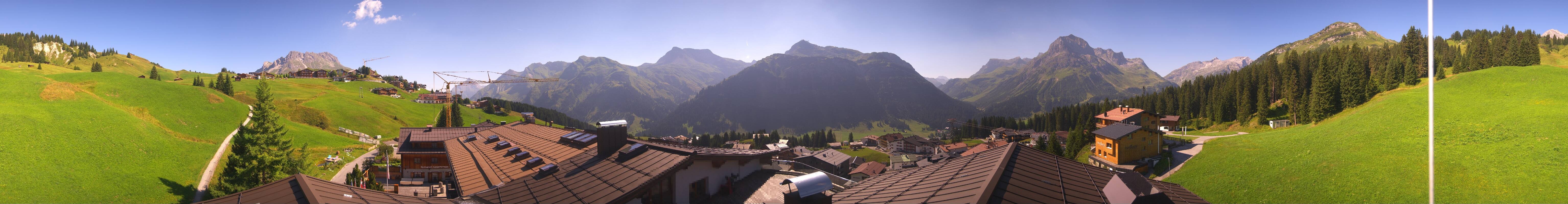 Archiv Foto Webcam Panorama Oberlech - Hotel Goldener Berg