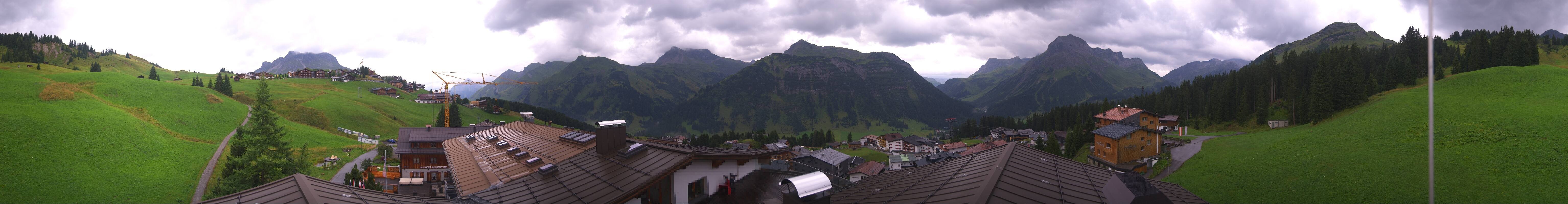 Archiv Foto Webcam Panorama Oberlech - Hotel Goldener Berg