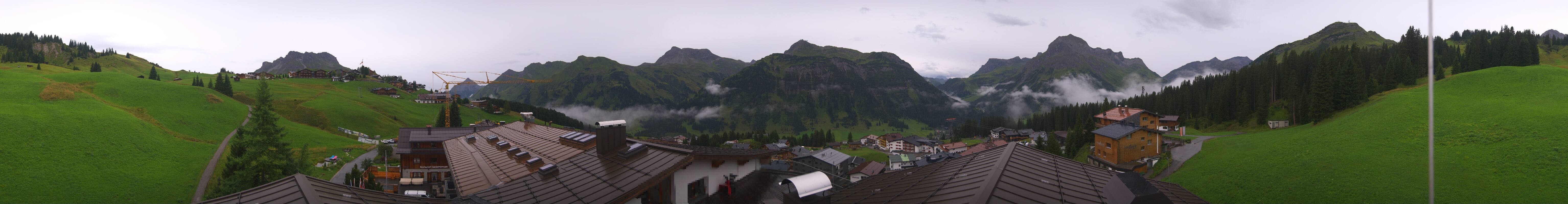 Archiv Foto Webcam Panorama Oberlech - Hotel Goldener Berg
