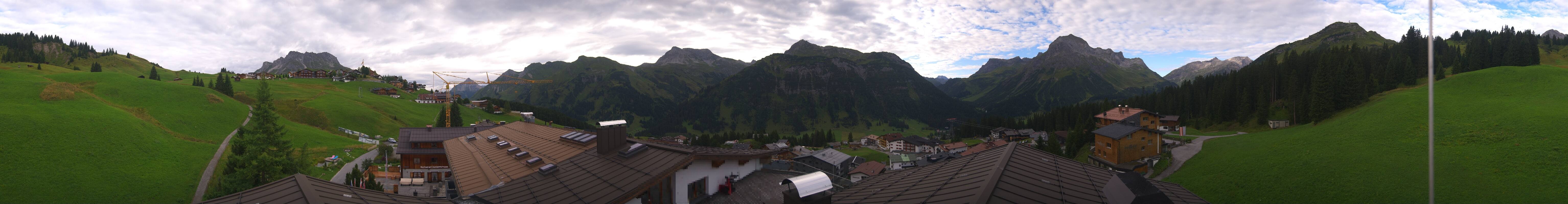 Archiv Foto Webcam Panorama Oberlech - Hotel Goldener Berg