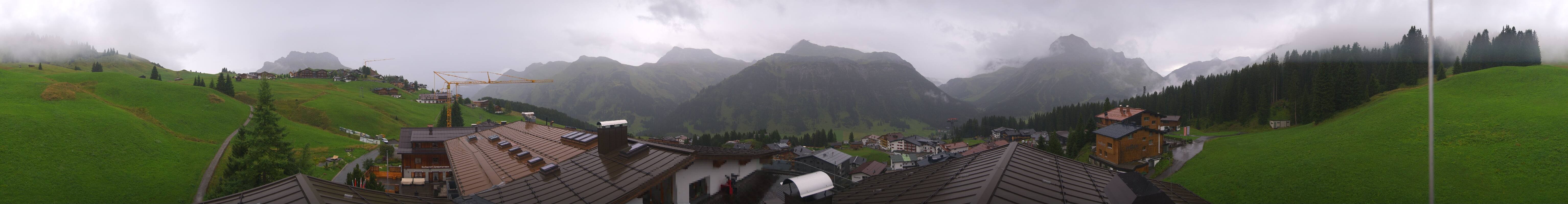 Archiv Foto Webcam Panorama Oberlech - Hotel Goldener Berg