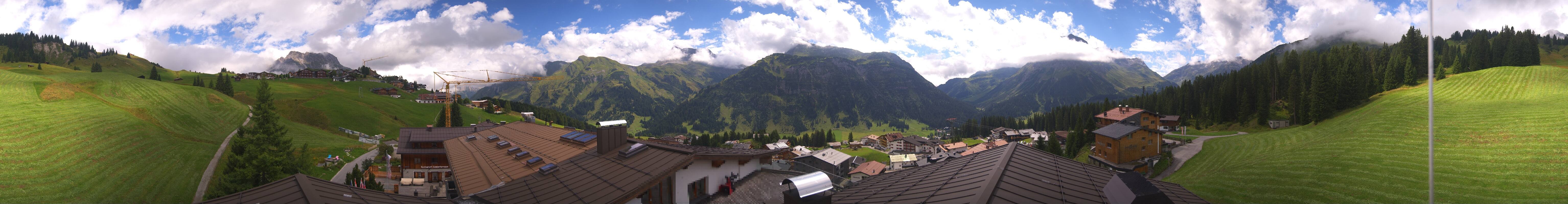 Archiv Foto Webcam Panorama Oberlech - Hotel Goldener Berg