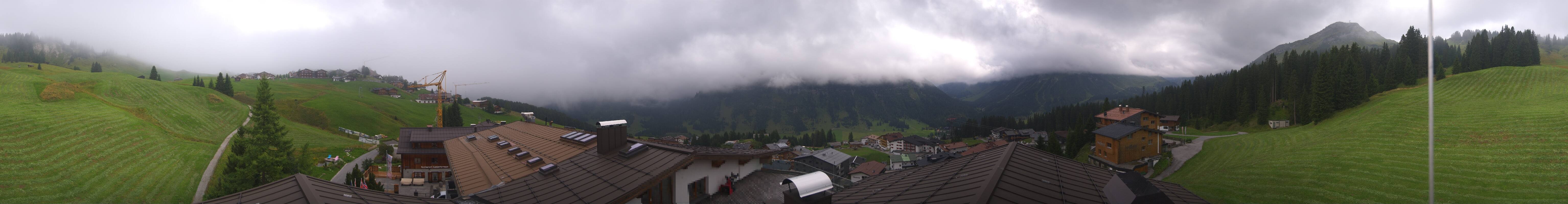 Archived image Webcam Panoramic view Oberlech from Hotel Goldener Berg