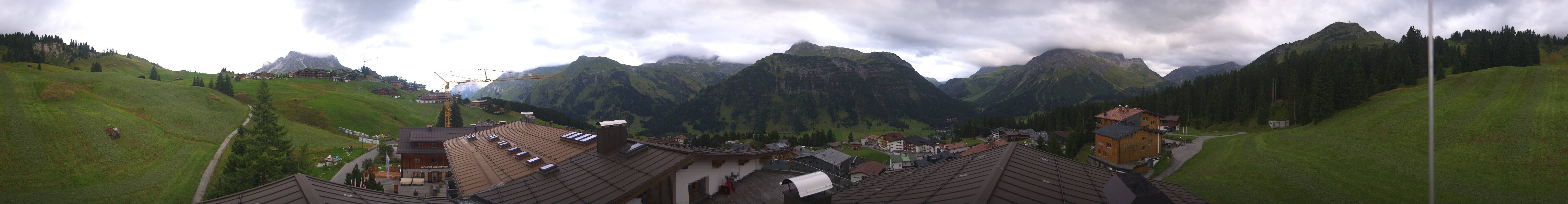 Archiv Foto Webcam Panorama Oberlech - Hotel Goldener Berg