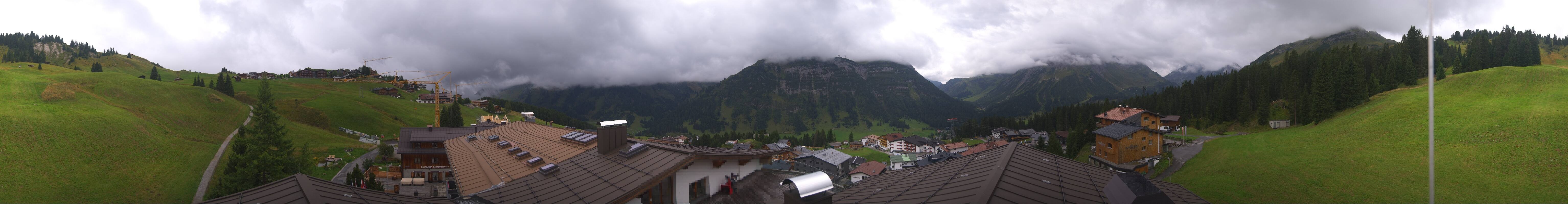 Archiv Foto Webcam Panorama Oberlech - Hotel Goldener Berg