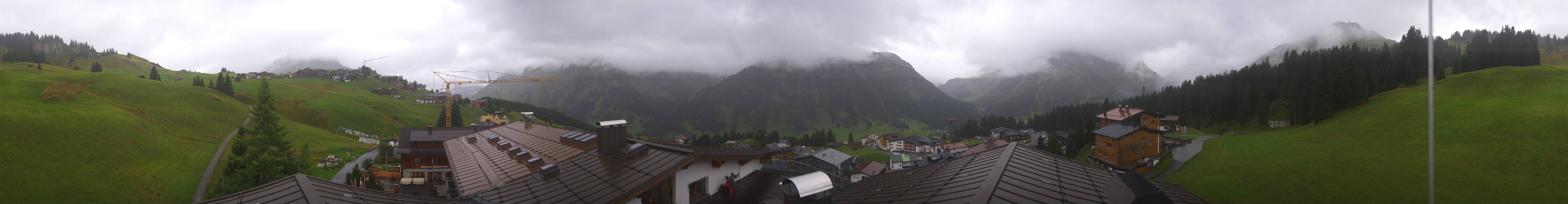 Archiv Foto Webcam Panorama Oberlech - Hotel Goldener Berg