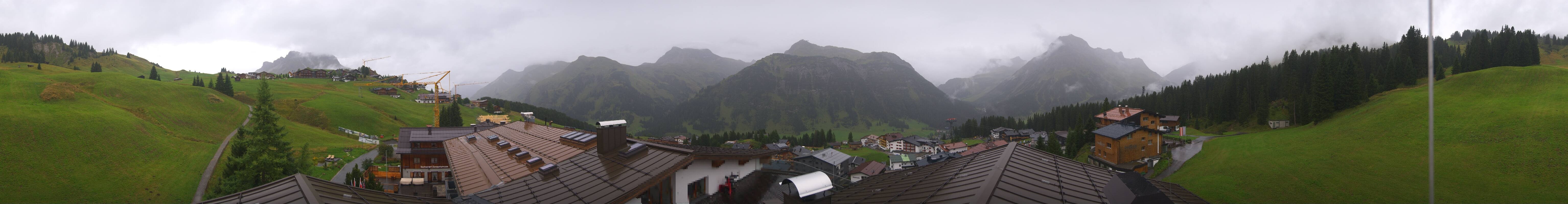 Archiv Foto Webcam Panorama Oberlech - Hotel Goldener Berg