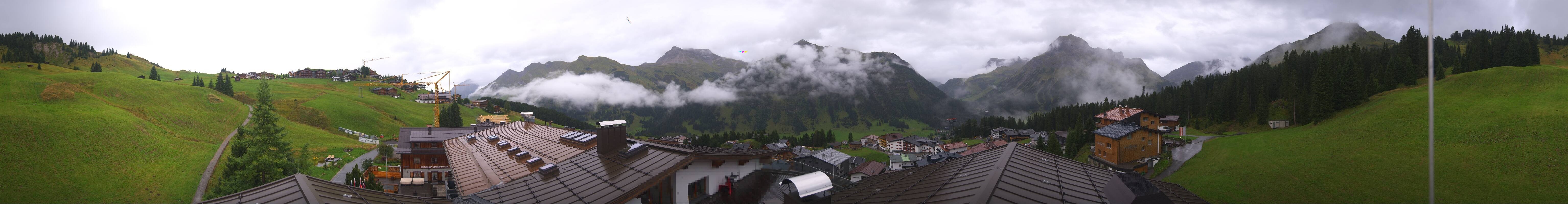 Archiv Foto Webcam Panorama Oberlech - Hotel Goldener Berg