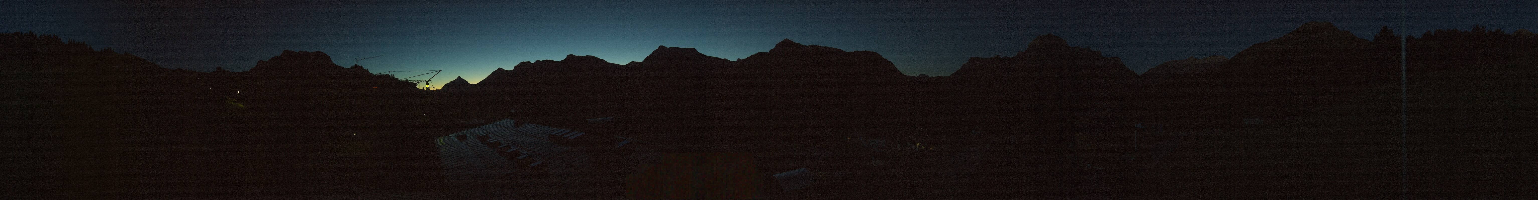 Archiv Foto Webcam Panorama Oberlech - Hotel Goldener Berg