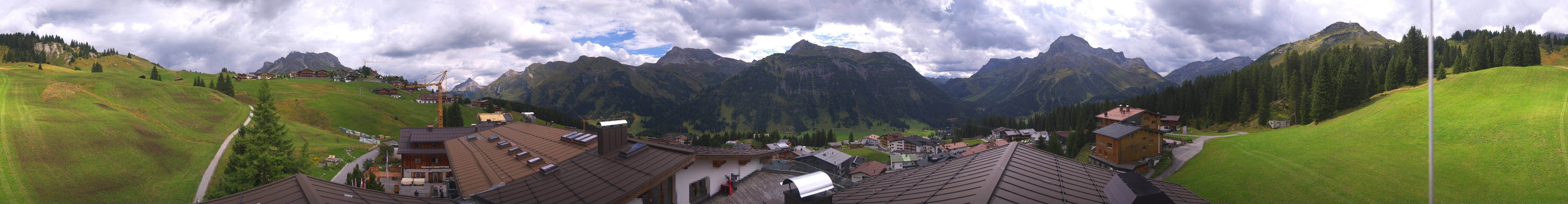 Archiv Foto Webcam Panorama Oberlech - Hotel Goldener Berg