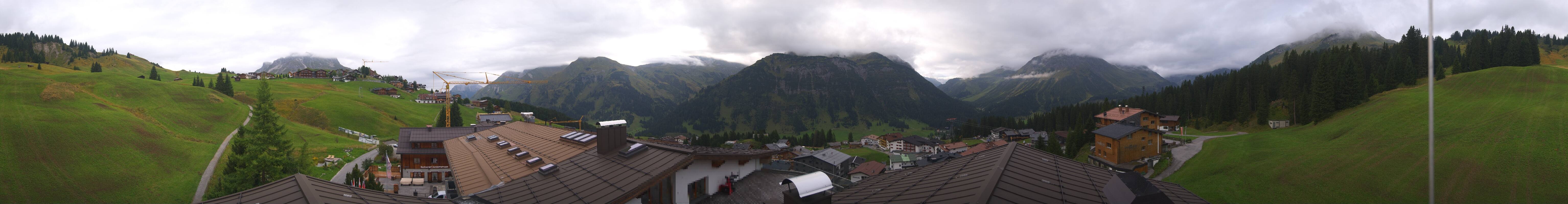 Archiv Foto Webcam Panorama Oberlech - Hotel Goldener Berg