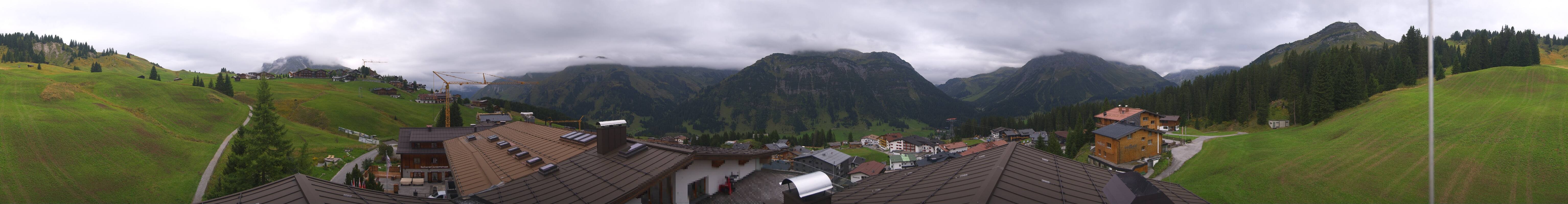 Archiv Foto Webcam Panorama Oberlech - Hotel Goldener Berg