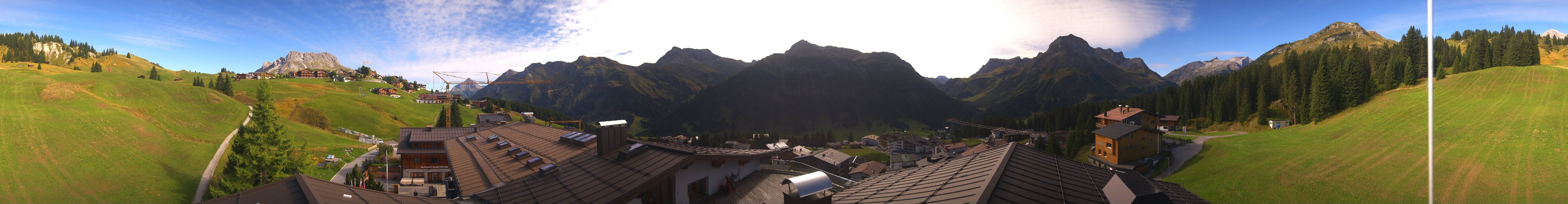 Archiv Foto Webcam Panorama Oberlech - Hotel Goldener Berg