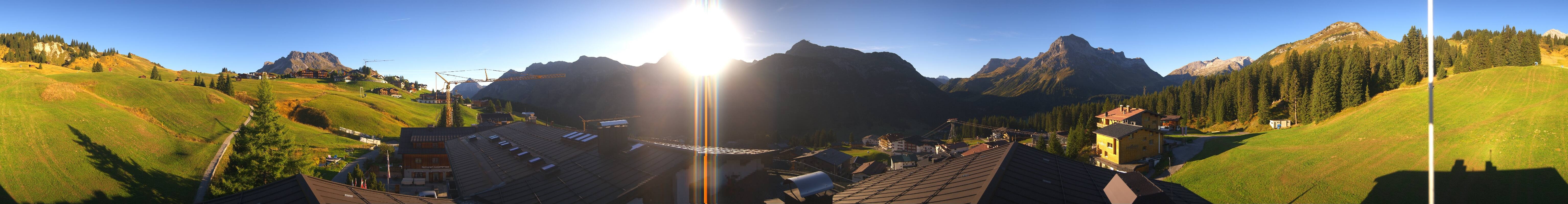 Archiv Foto Webcam Panorama Oberlech - Hotel Goldener Berg