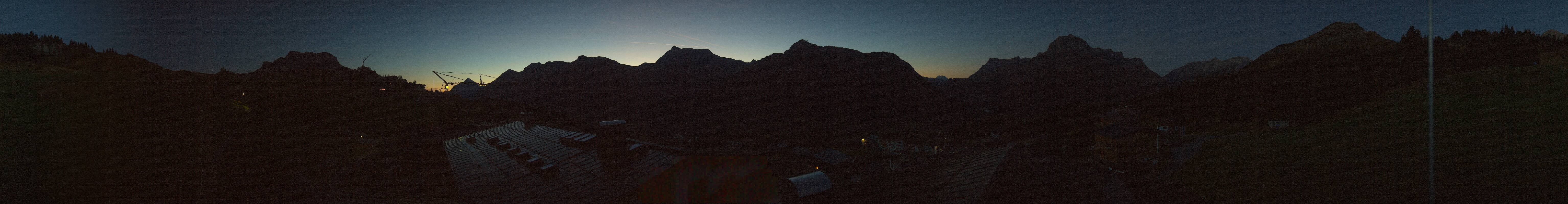 Archiv Foto Webcam Panorama Oberlech - Hotel Goldener Berg