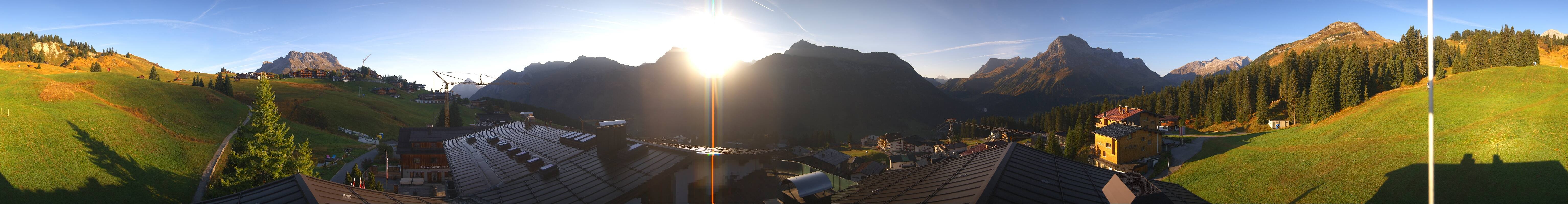 Archiv Foto Webcam Panorama Oberlech - Hotel Goldener Berg