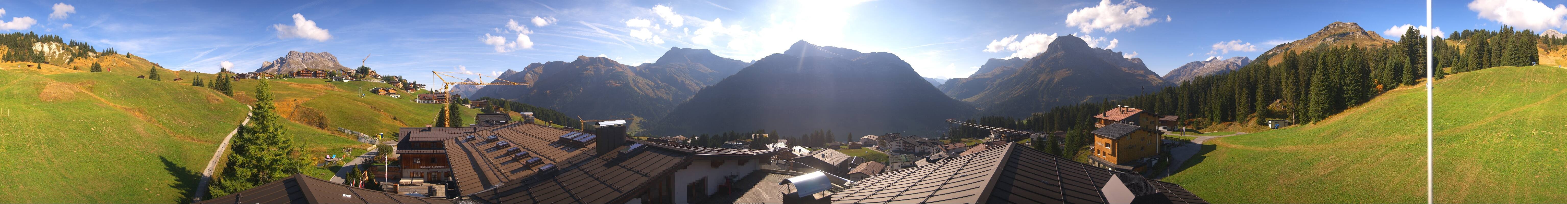 Archiv Foto Webcam Panorama Oberlech - Hotel Goldener Berg