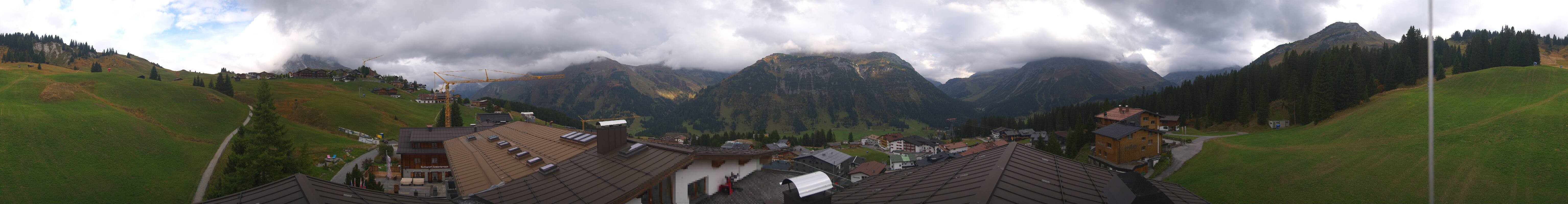Archiv Foto Webcam Panorama Oberlech - Hotel Goldener Berg
